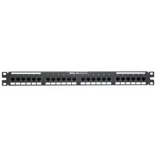 Panduit Dp245e88tgy Patch Panel, Cat 5E, Rack Mt, 24 Port