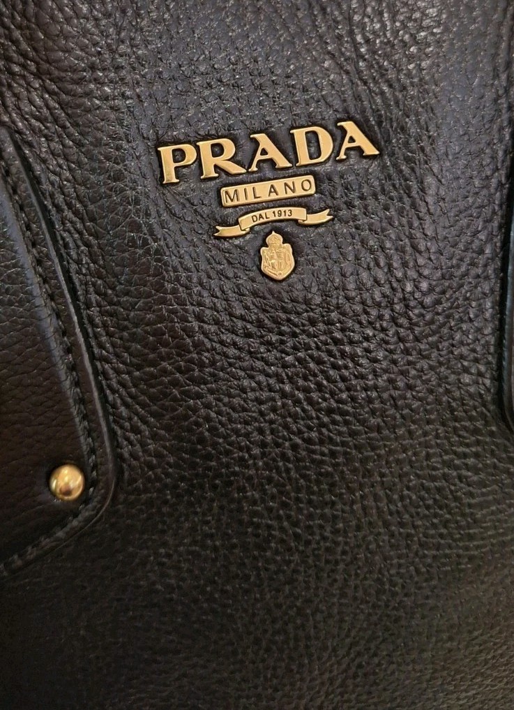 Prada Black Leather Vitello Phenix 2 Way Shoulder Bag RRP £ 1,850.00 image 7