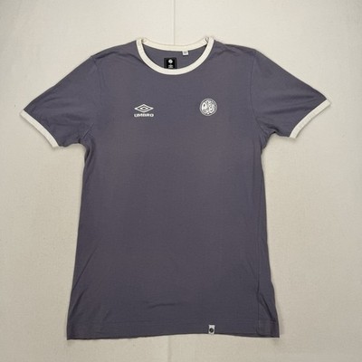 Pretty Green X-Umbro Ringer T-Shirt Lila Weiß Größe S
