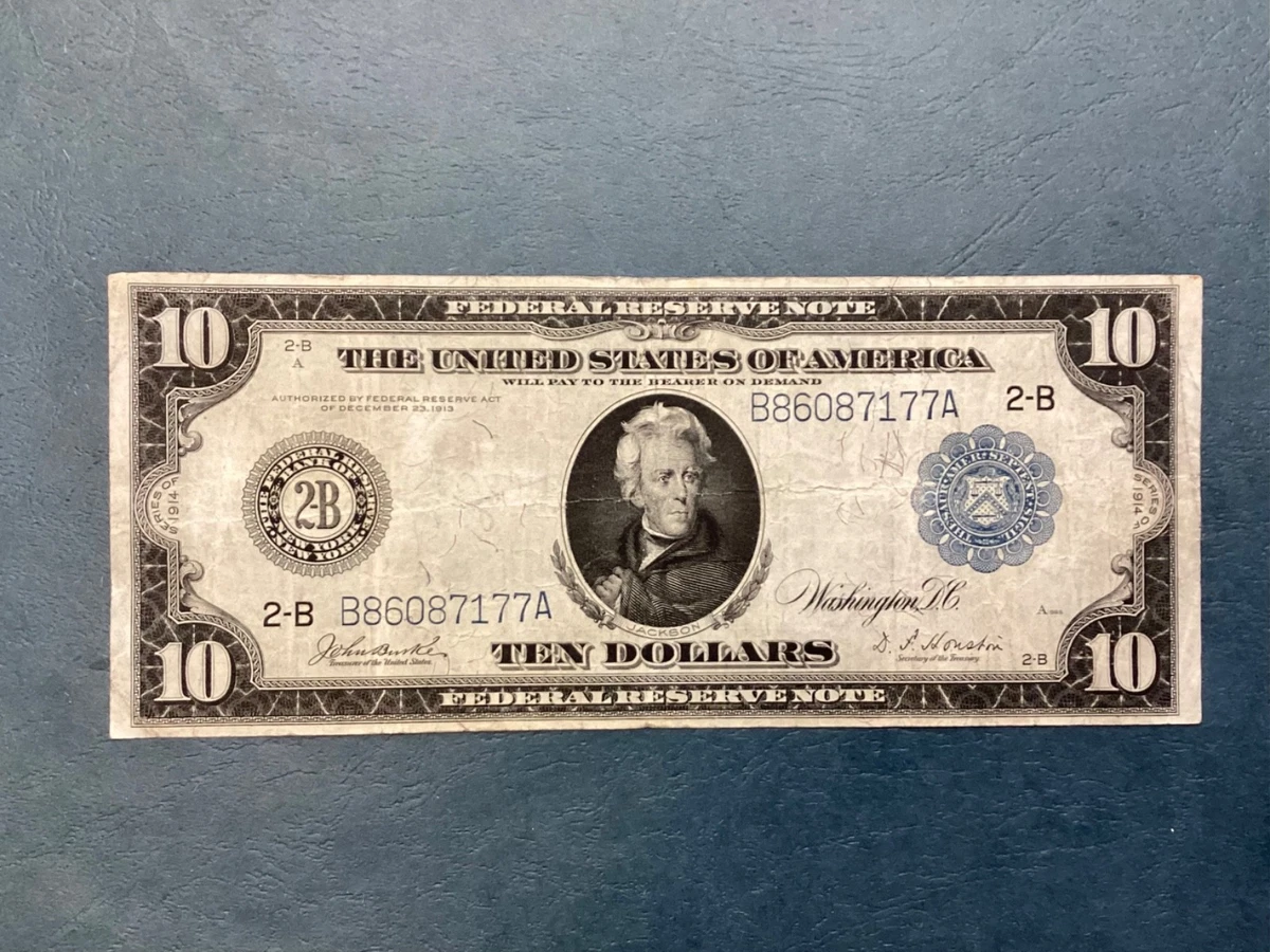 1914 $10 US Federal Reserve Large Notes for sale | eBay