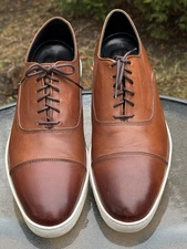 Allen Edmonds "PARK AVENUE 2.0" Men's Size 11.5 D Oxford Dress Sneakers CHILI