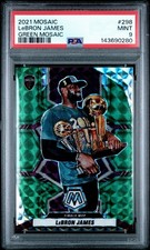 2021-22 Panini Mosaic - Finals MVPs LeBron James #298 Green Mosaic