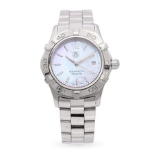 TAG Heuer Aquaracer Stainless Steel MOP Dial Date Quartz Women’s Watch WAF1414