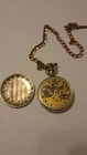 Antique Longines Swiss Pocket Watch 19.75N c1906 Running w Chain Open Face