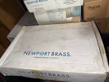 Vintage Newport Brass Inc Solid Brass Widespread Bathroom Faucet/NIB 820/03