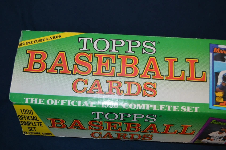 1990 Topps Baseball Official Complete Set, Unsealed, Tape intact, Box 792 Cards - Image 3 of 4