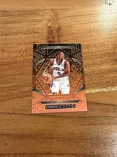 Tyrese Maxey 2024-25 Panini Obsidian NBA Martian Orange Flood /16 FOTL NRMT+