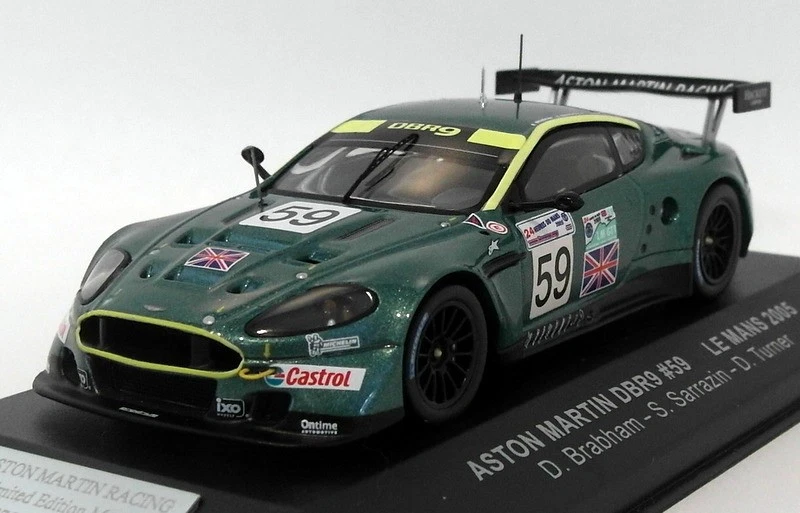 Ixo Models 1/43 Scale Diecast 05-AMR-LM-43 - Aston Martin DBR9 #59 Le Mans 2005 - Image 2 of 3
