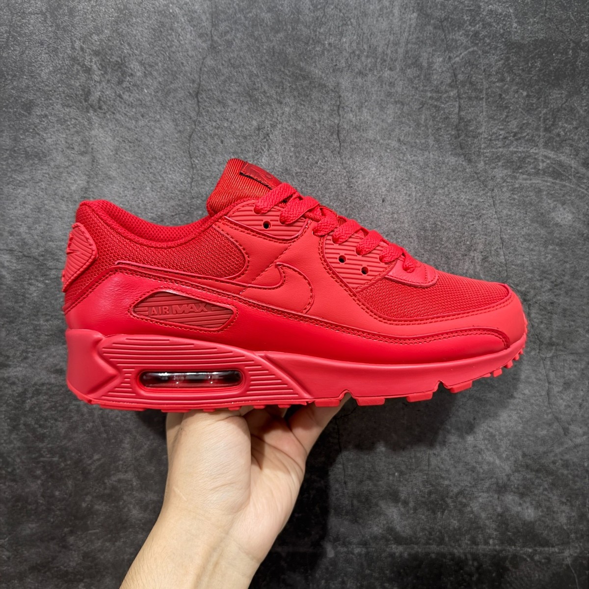 Size Nike Air Max 90 Triple Red for sale online