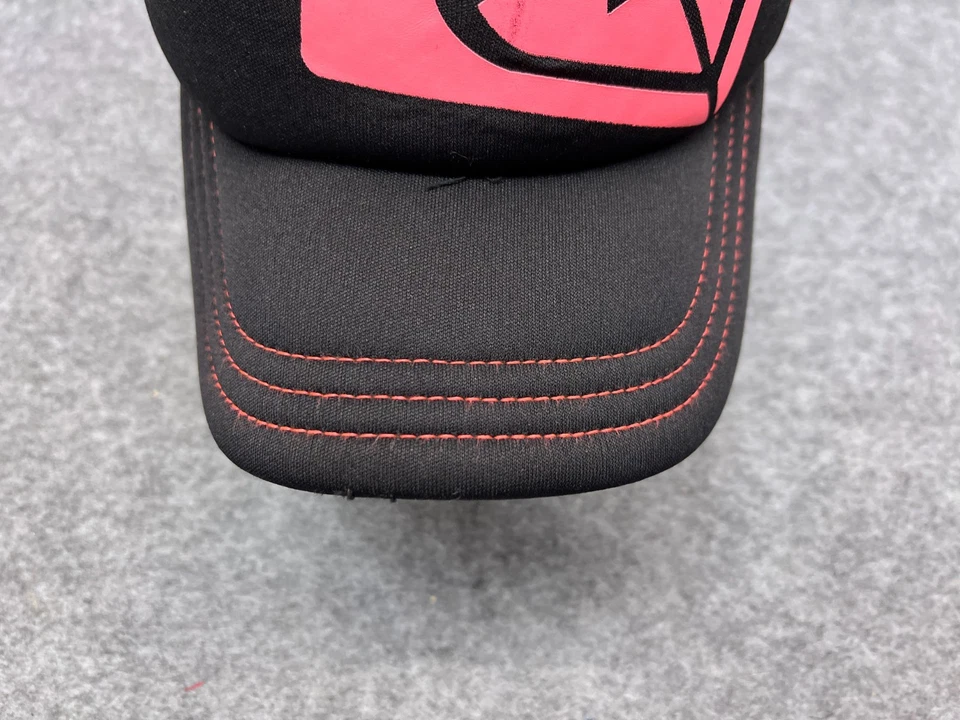 ROXY Gorra Gorra Snap Back Mujer Talla Única Negro Rosa 100% Poliéster Playa Surf Foto 3 de 4