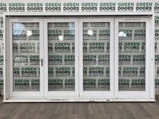 WOODEN BIFOLD DOORS BIFOLDING SLIDING FOLDING WOOD EXTERNAL USED HARDWOOD TIMBER