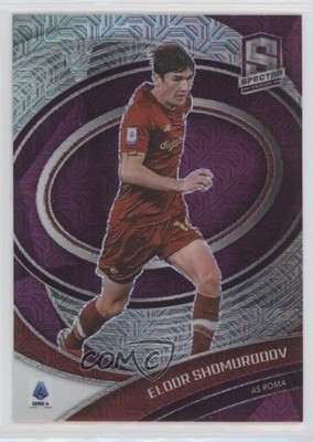 2021-22 Chronicles Base Serie A Spectra Purple Mojo Prizm Eldor Shomurodov 0j0r