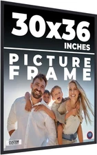 Minimalist Black Frame - UV Acrylic, Backing Board, Hanging Hardware Included