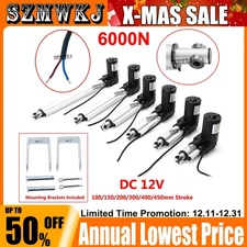 4"-18" DC 12V Linear Actuator 1320LBS/6000N for Auto Car Lift Heavy Duty Medical