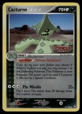 Pokemon Cards Cacturne 27/108 STAMPED Power Keepers Uncommon LP