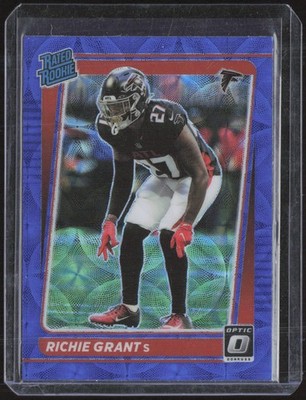 Richie Grant #269 Blue Scope Rookie RC 2021 Donruss Optic *HOT*