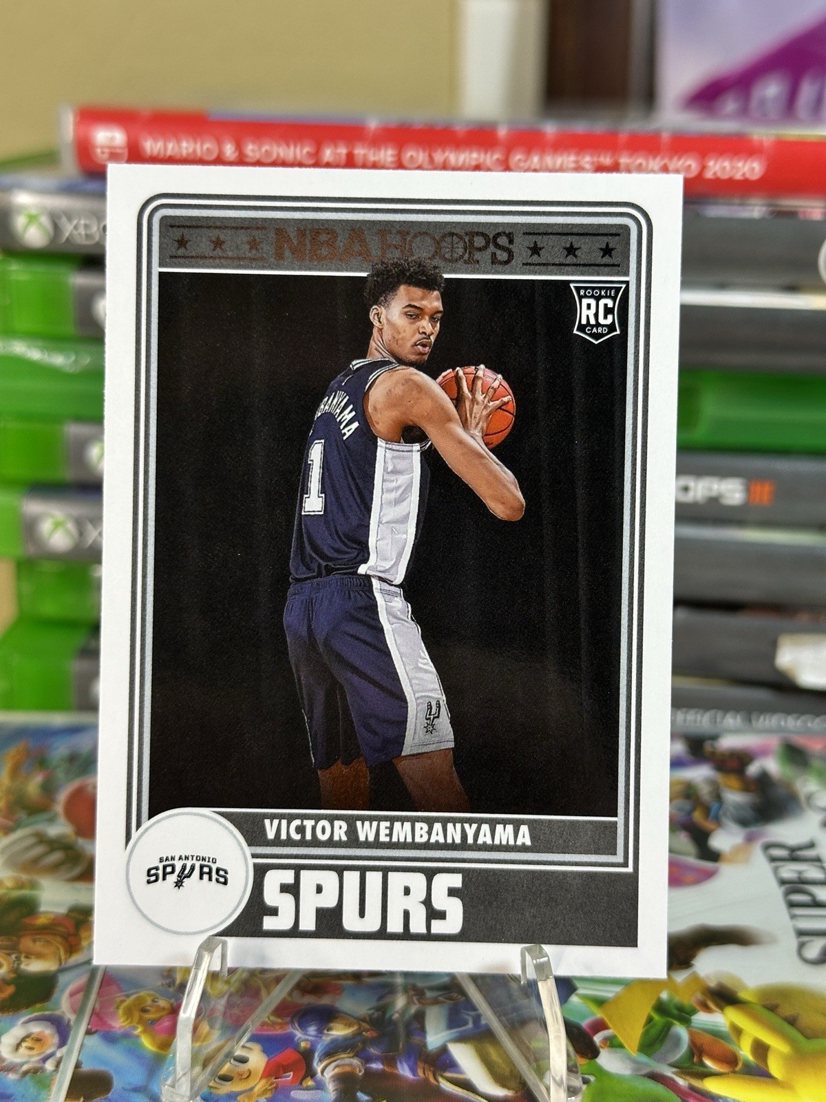 Victor Wembanyama 2023-24 Panini NBA Hoops Rookie #298 (RC) Spurs
