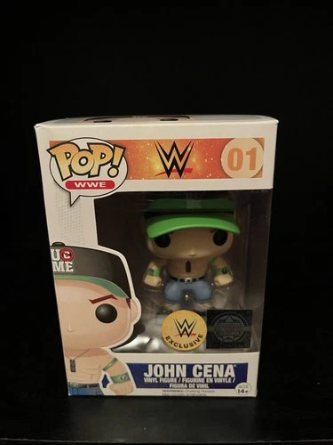 John Cena Funko Pop! #01 - WWE Green Hat Live Event Exclusive Rare