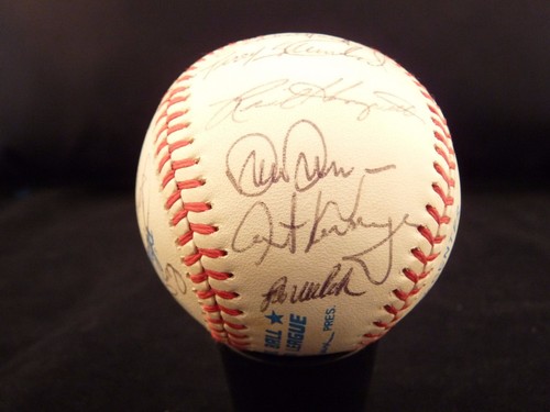 1992 A's Team Signed Autographed x25 OAL Baseball Guaranteed Canseco McGwire - Picture 5 of 10