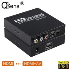 HDMI TO CVBS AV/HDMI AUTO SCALER NTSC/ PAL HD Video Converter for TV,VHS DVD VCR