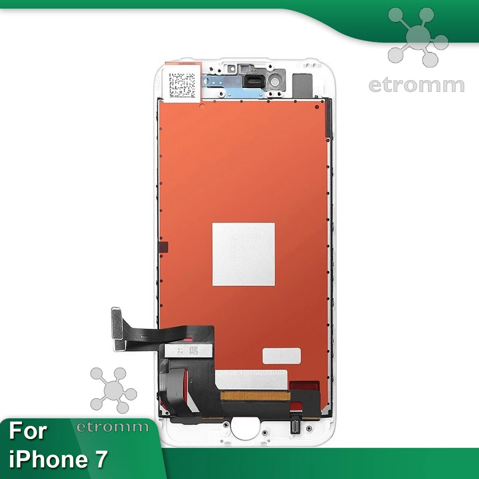White iPhone 7 LCD Display Touch Screen Digitizer Frame Replacement A1660 A1778 - Image 2 of 4