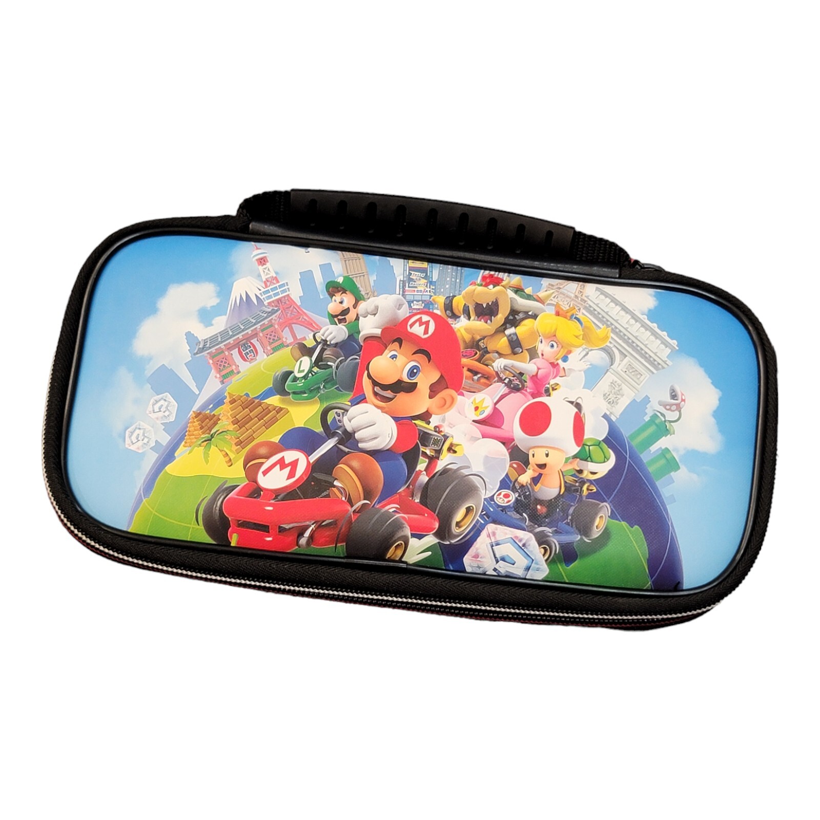 NINTENDO SWITCH Game Traveler DELUXE TRAVEL Carrying Case Mariokart Mario 2021-image
