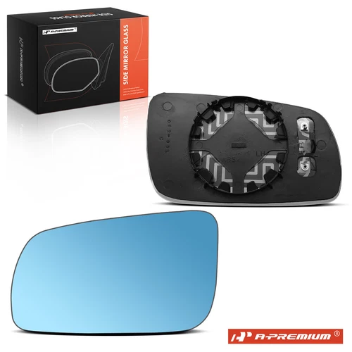 A-Premium Driver Blue Mirror Glass w/Heated & Power Adjust for Volkswagen Cabrio