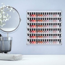 6 Layers Nail Polish Display Rack Wall Mounted Holder Stand Nail Varnish Shelf