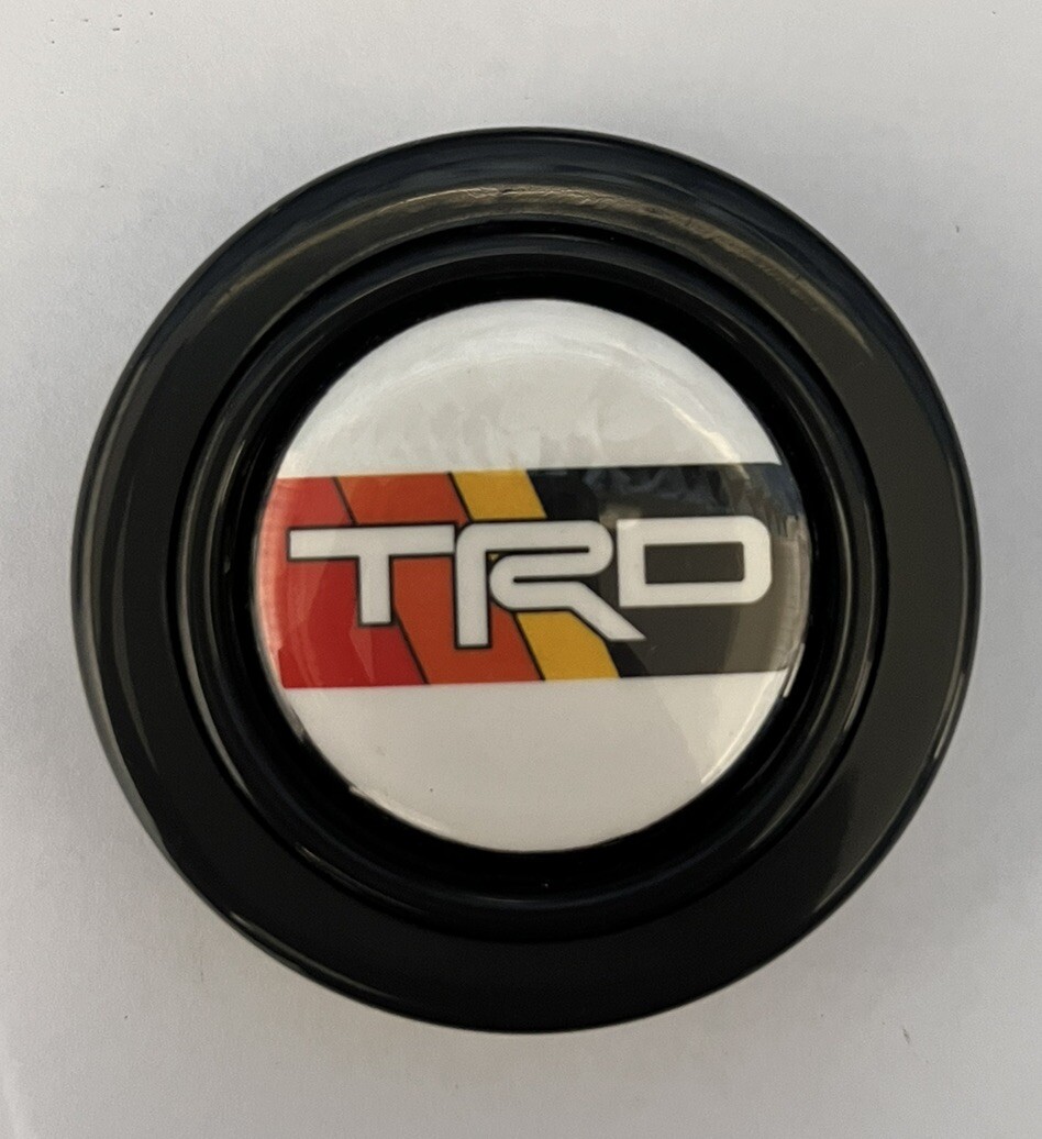 TRD VINTAGE DECAL Horn Button for SPARCO OMP MOMO NARDI steering