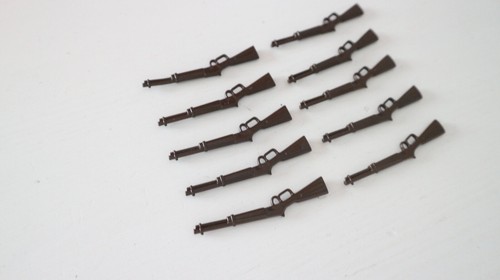 playmobil rifle x10 musket gun fusil Gewehr western use 3784 3785 3801 3242 3408 - Picture 3 of 3