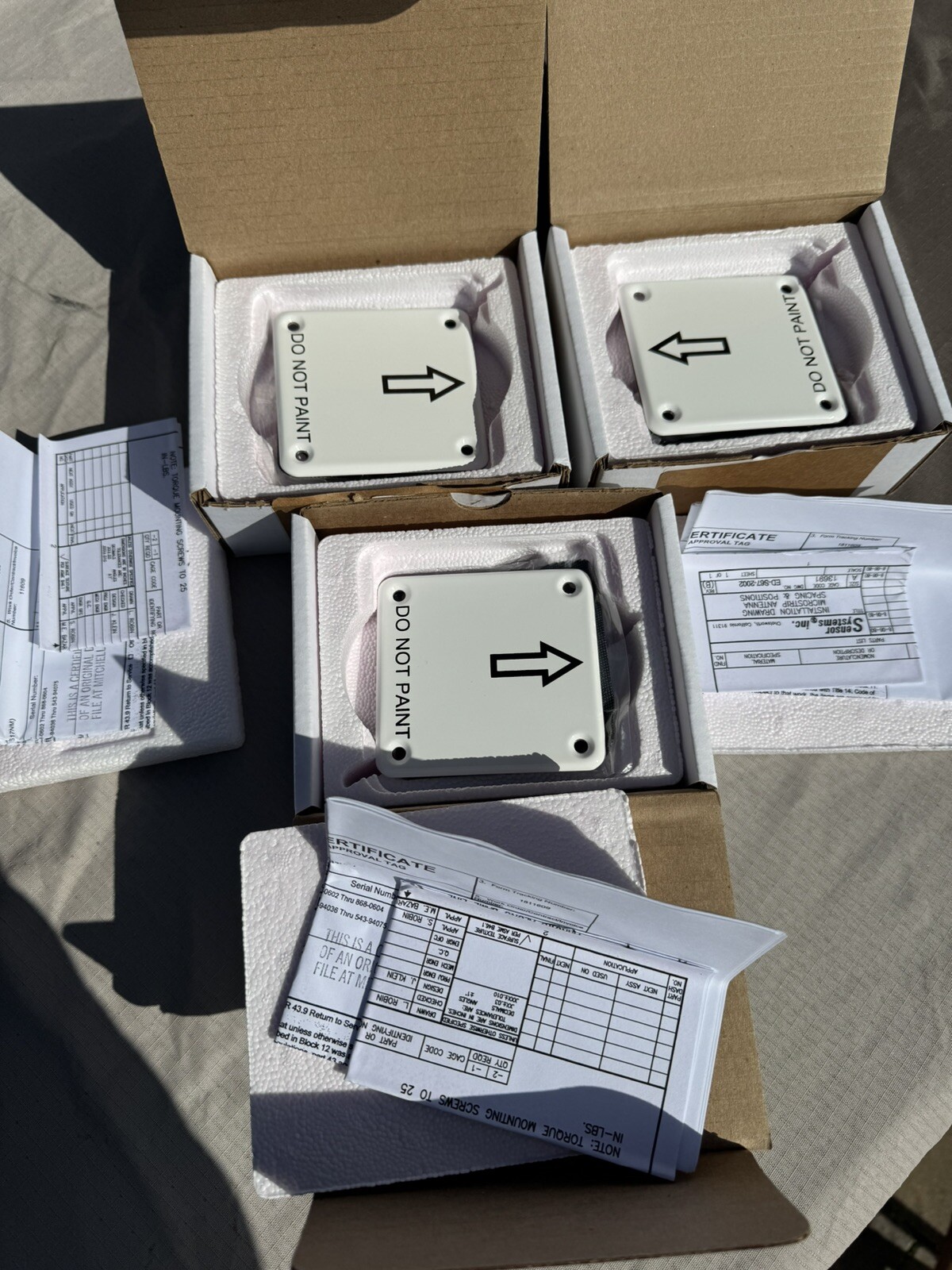 SENSOR SYSTEMS S672002 ALTIMETER ANTENNA NEW WITH FAA 81303 FORM (3