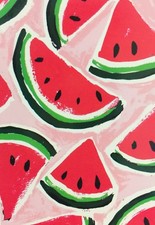 Summer Decorative Garden Flag 12"X18" Seaside Beach Watermelon Designer Flag