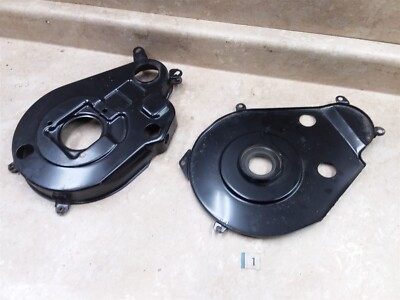 Yamaha TRI MOTO YT125 Rear Chain Guard Covers Set 1980 1981 NOS #1 ARP ANX E7