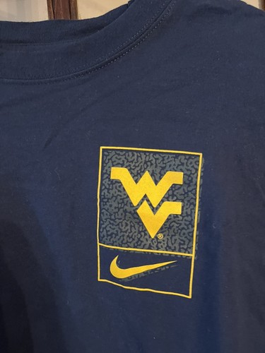 West Virgina University Nike Long Sleeve Tee Size Medium - Picture 2 of 5