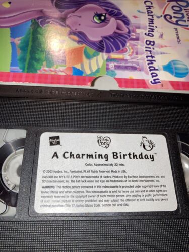 My Little Pony - A Charming Birthday VHS - Picture 2 of 5