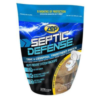 #ad Septic System 12 Oz. Treatment Powder Packet Rids of Waste Paper Oils and Grease $11.48