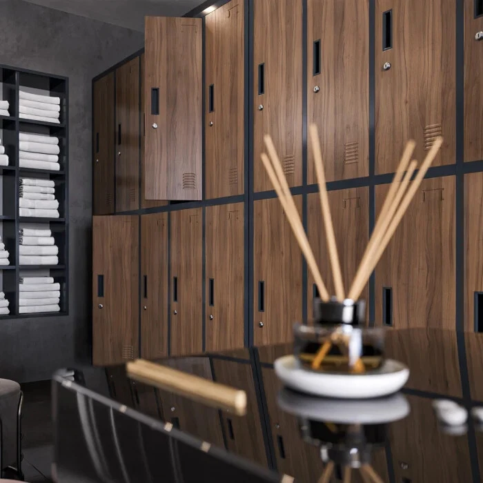 Umkleideschrank Spind Spint Schließfachschrank Umkleidespind Metall 10 Fächer - Bild 3 von 4