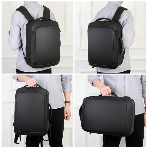 Travel Backpack Men Business School USB Bag 15.6 Inch Laptop Backpack Anti Theft - Picture 17 of 22