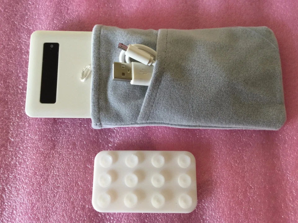 Banco de alimentación portátil de 4000 mAh Cargador USB de batería para iPhone, teléfono Android S-Rosa Foto 2 de 4