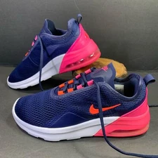Nike Womens Air Motion 2 Sneakers Blue Pink Shoe Size 7