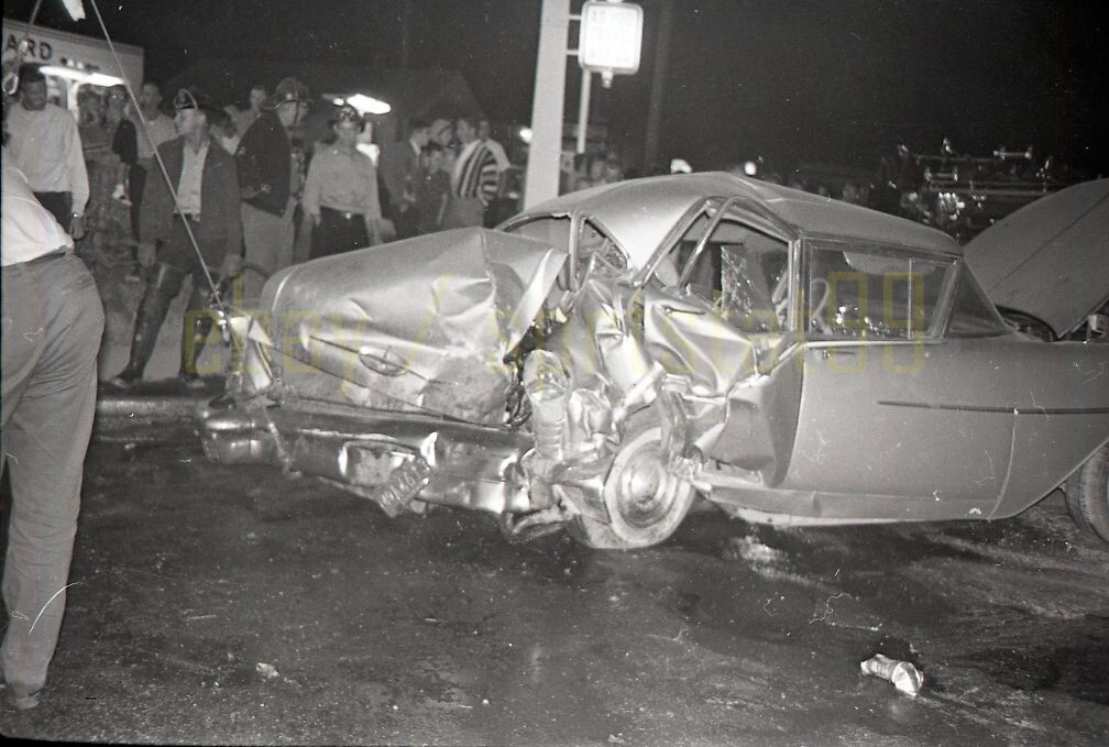 50s Car Wrecks A Look Back: Vineland Fender Benders From The Past