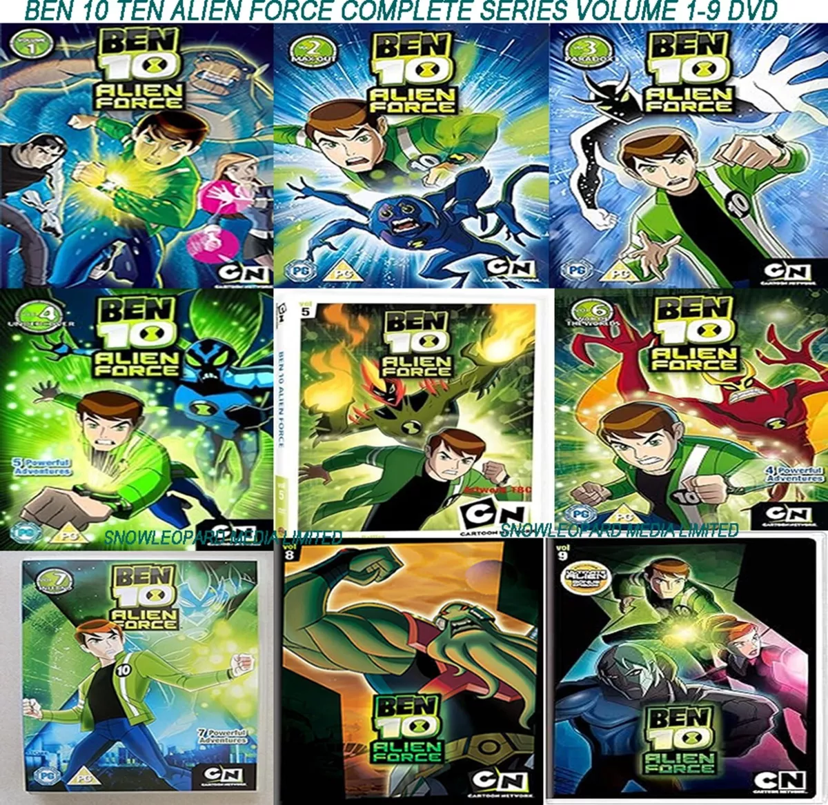  Cartoon Network: Classic Ben 10 Alien Force: Volume Three :  Yuri Lowenthal, Greg Cipes, Paul Eiding, Ashley Johnson, Glen Murakami:  Movies & TV