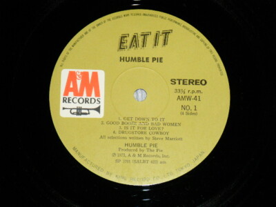 HUMBLE PIE Japan 1973 AMW41~42 NM 2-LP+Booklet EAT IT | eBay