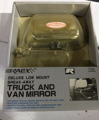 Low Mount Side View Mirror Break-Away Style Fits Most GM Ford Chrysler Truck Van