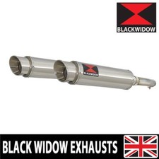 GL1500 GL 1500 Goldwing Twin Auspuff Schalldämpfer Kit 360mm GP rund Edelstahl SG36R