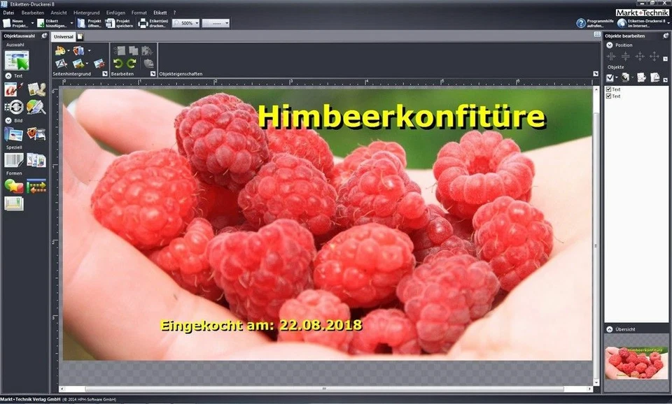 Etiketten Druckerei 8.5 Gold Edition - inkl. 25.000 Cliparts - Barcode - DVD-ROM - Bild 4 von 4