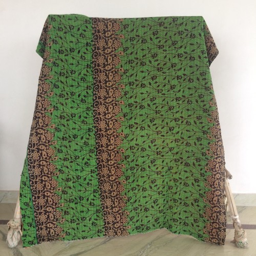 Vintage Kantha Quilt Bedding Throw Bedspread Blanket Gudari Ralli Wholesale 1Pc - Picture 13 of 21