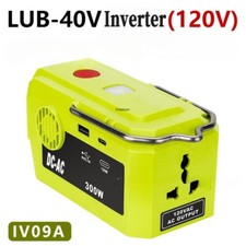DC 40V to 120V 300W Power Inverter for Ryobi 40V Battery Power Station with lamp
