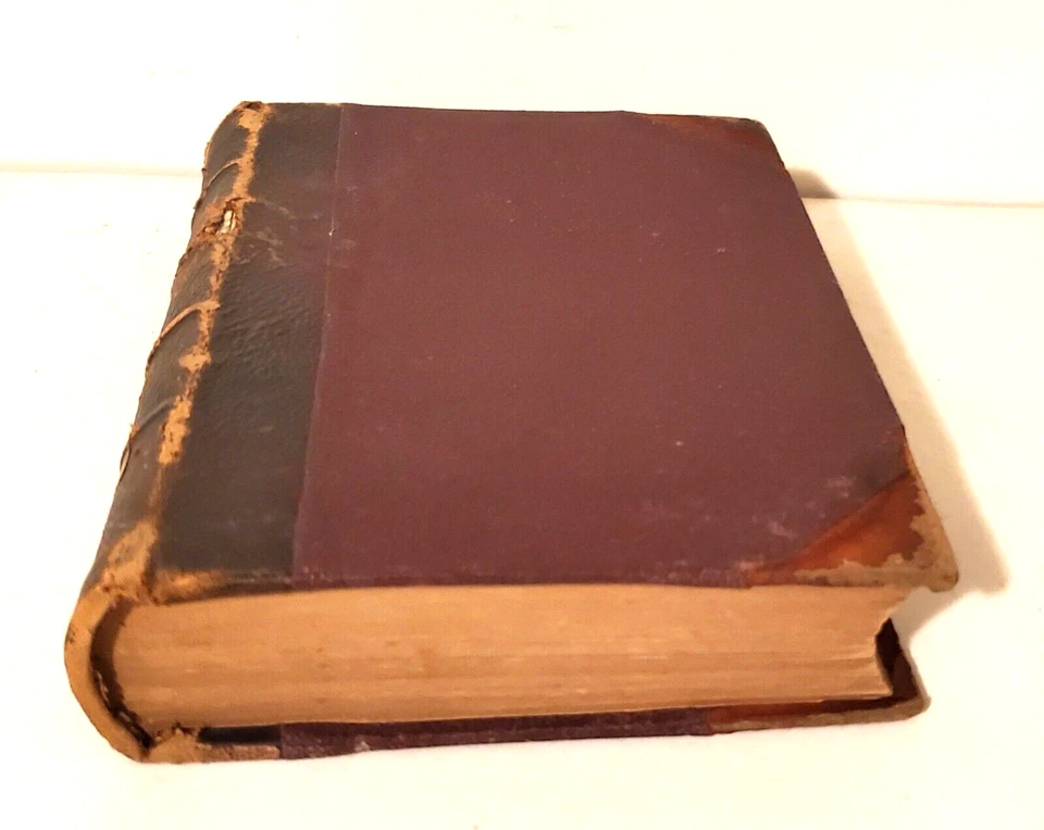 THE RIFLE-RANGERS, Captain Mayne Reid, 1874, Illustrated, Leather, Book - Image 2 of 4