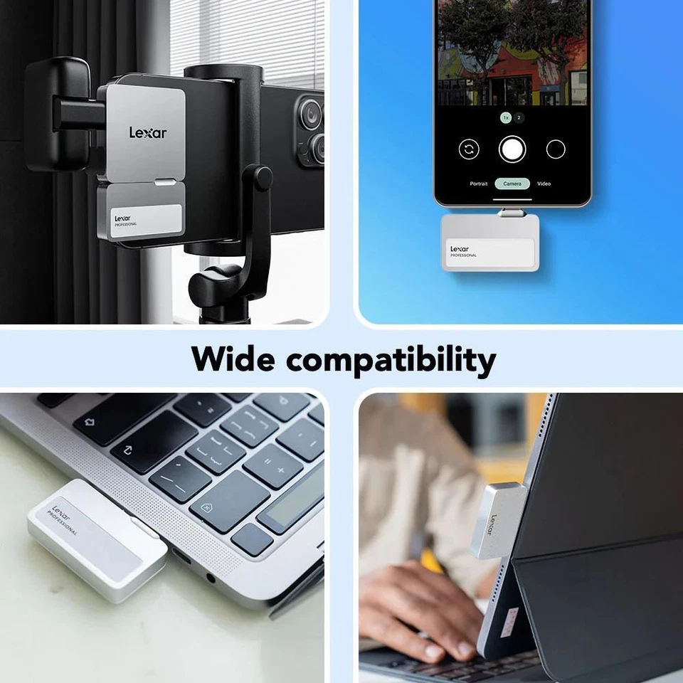 Lexar Professional Go 1TB Portable SSD for iPhone 15/16 - Image 2 of 2